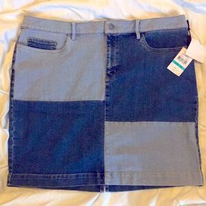 Skyes denim skirt